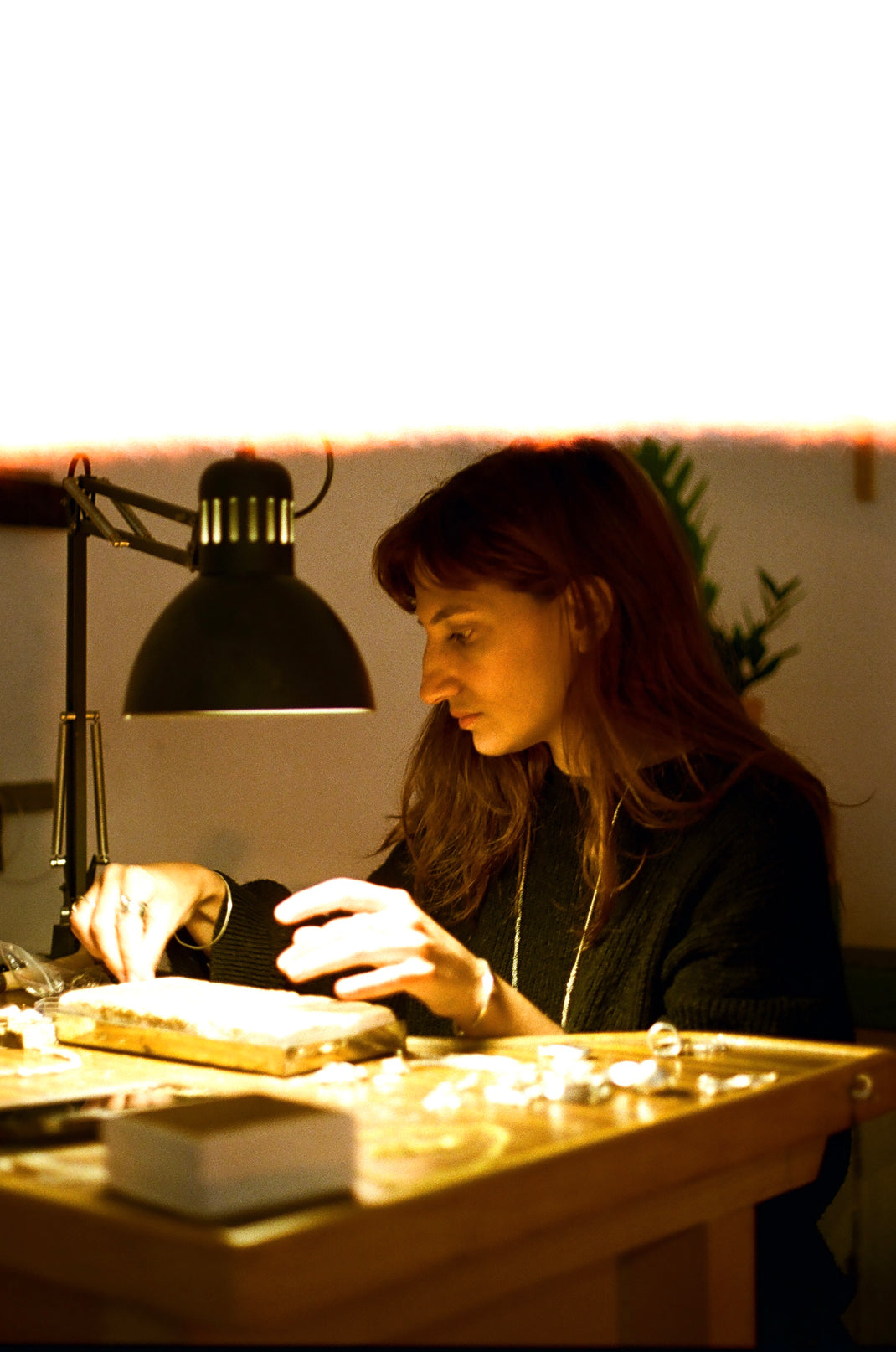 Miryam Montesdeoca en su taller de Barcelona